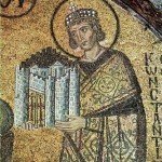 Царь Константин Великий (фрагмент мозаики)