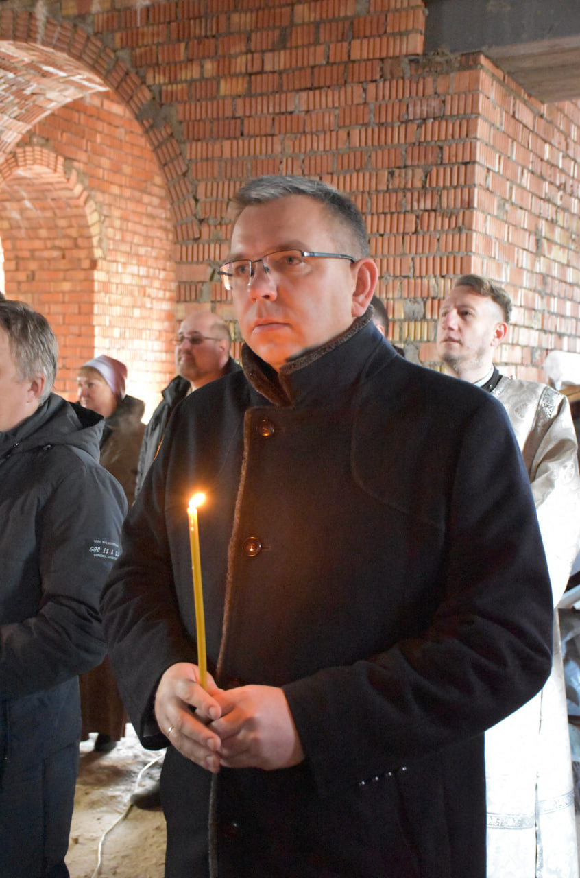 Молебен в строящемся храме в честь Архангела Михаила г. Сафоново |  21.11.2023 | Смоленск - БезФормата